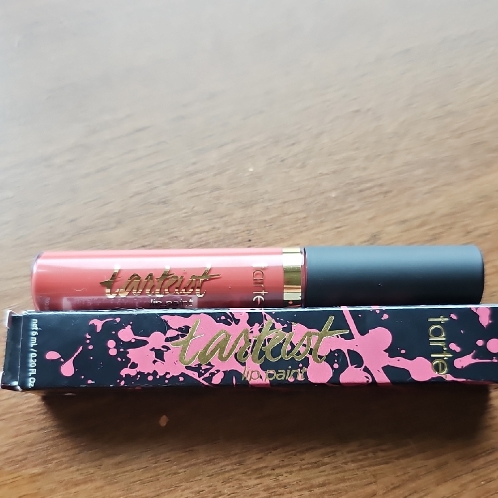 NIB Tarte Tartiest Lip Paint Matte Front Row Neutral Lip Color